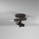 Wymer 4 Light 6.26 inch Zinc Flush Mount Ceiling Light