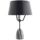 Hodgins 27.5 inch 150.00 watt Galaxy Marble and Bronze Lamp Portable Light