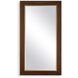 Matheson 68 X 37.75 inch Walnut Veneer and Brushed Gold Mirror