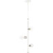 Bannister 3 Light 6 inch White Pendant Ceiling Light