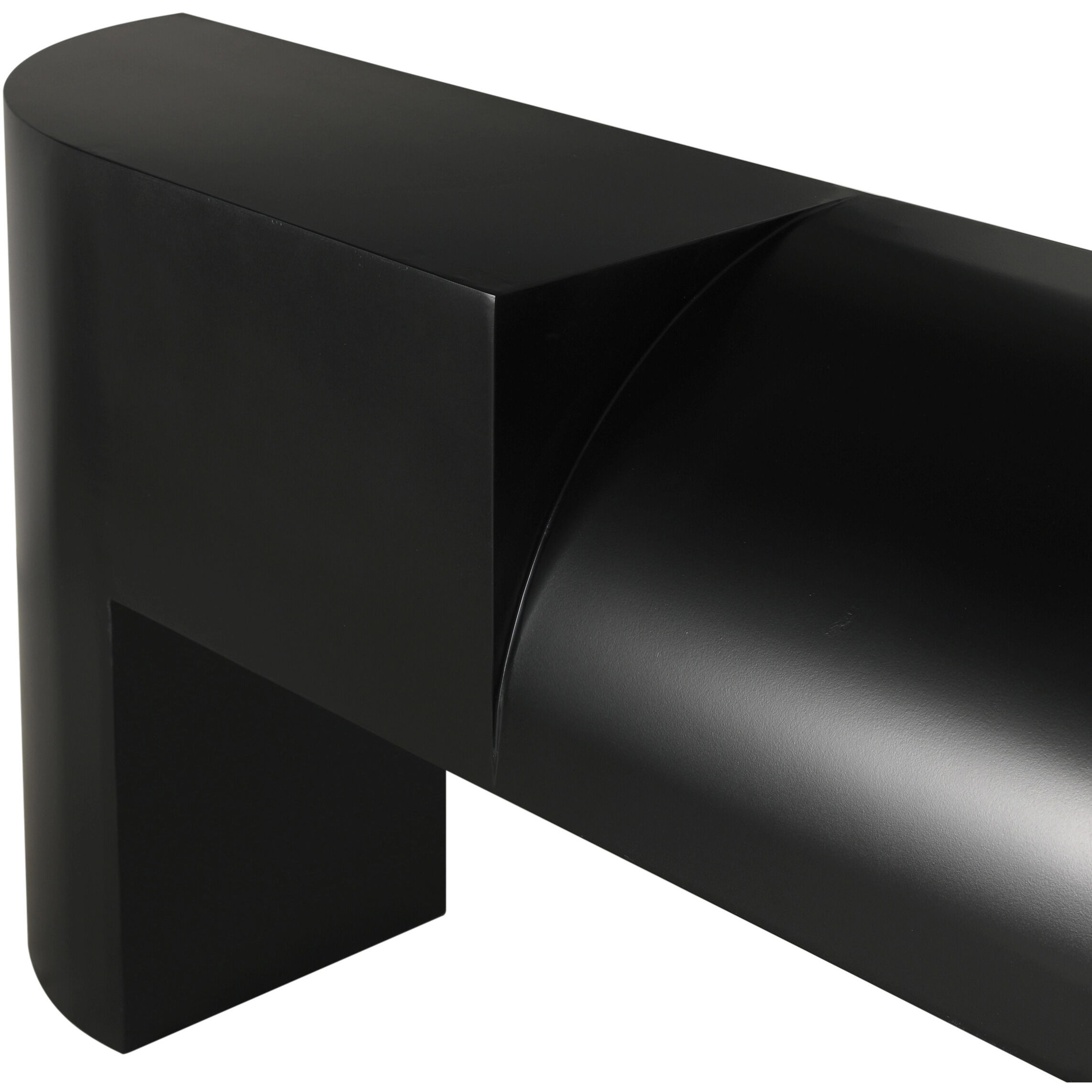Crafter 75 X 14 inch Matte Black Console
