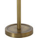 Halle 21 inch 9.00 watt Dark Antique Brushed Brass Table Lamp Portable Light