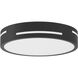 Harmony LED 15 inch Matte Black Flush Mount Ceiling Light