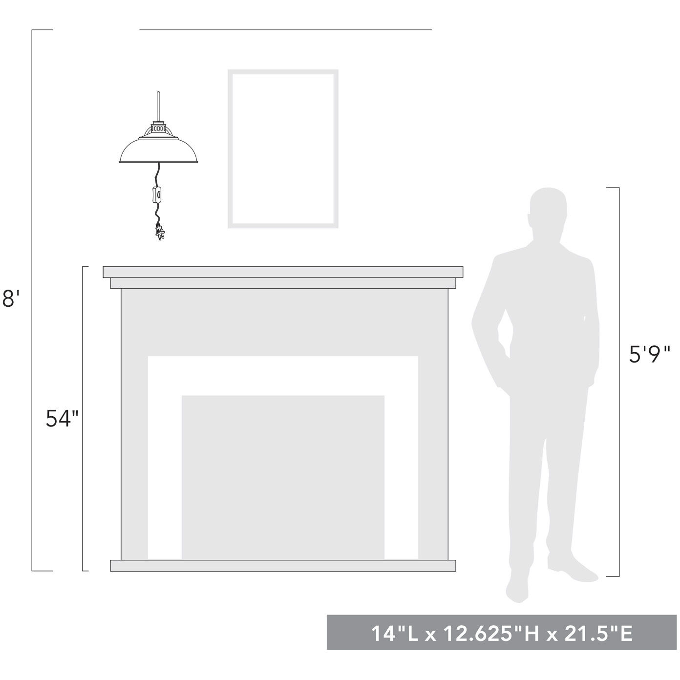 Kinsley 1 Light 14 inch Aged Galvanized Steel Swing Arm Wall Lamp Wall Light in Antique Teal