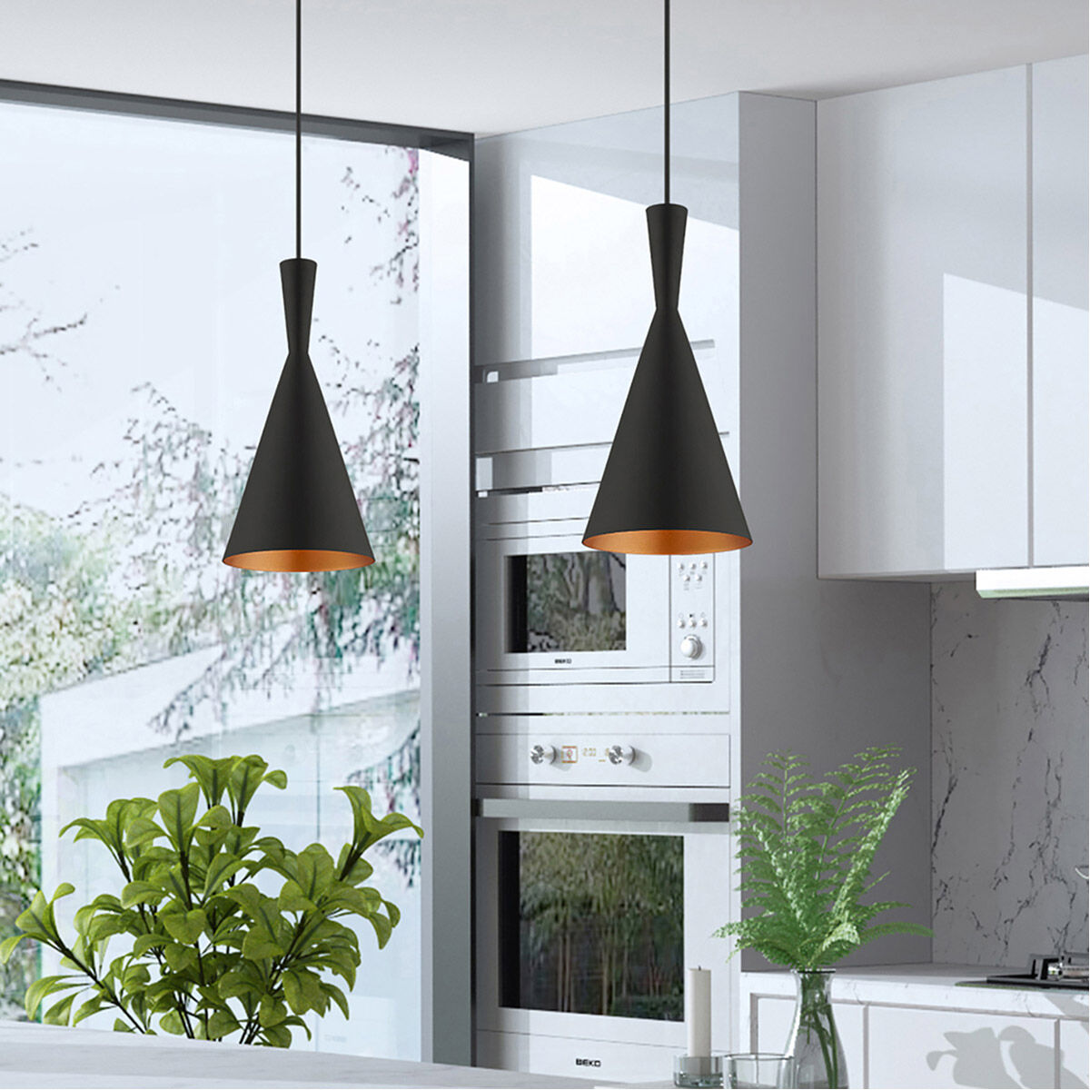 Allison 1 Light 7 inch Black Mini Pendant Ceiling Light