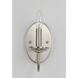 Logan 1 Light 5 inch Satin Nickel Wall Sconce Wall Light