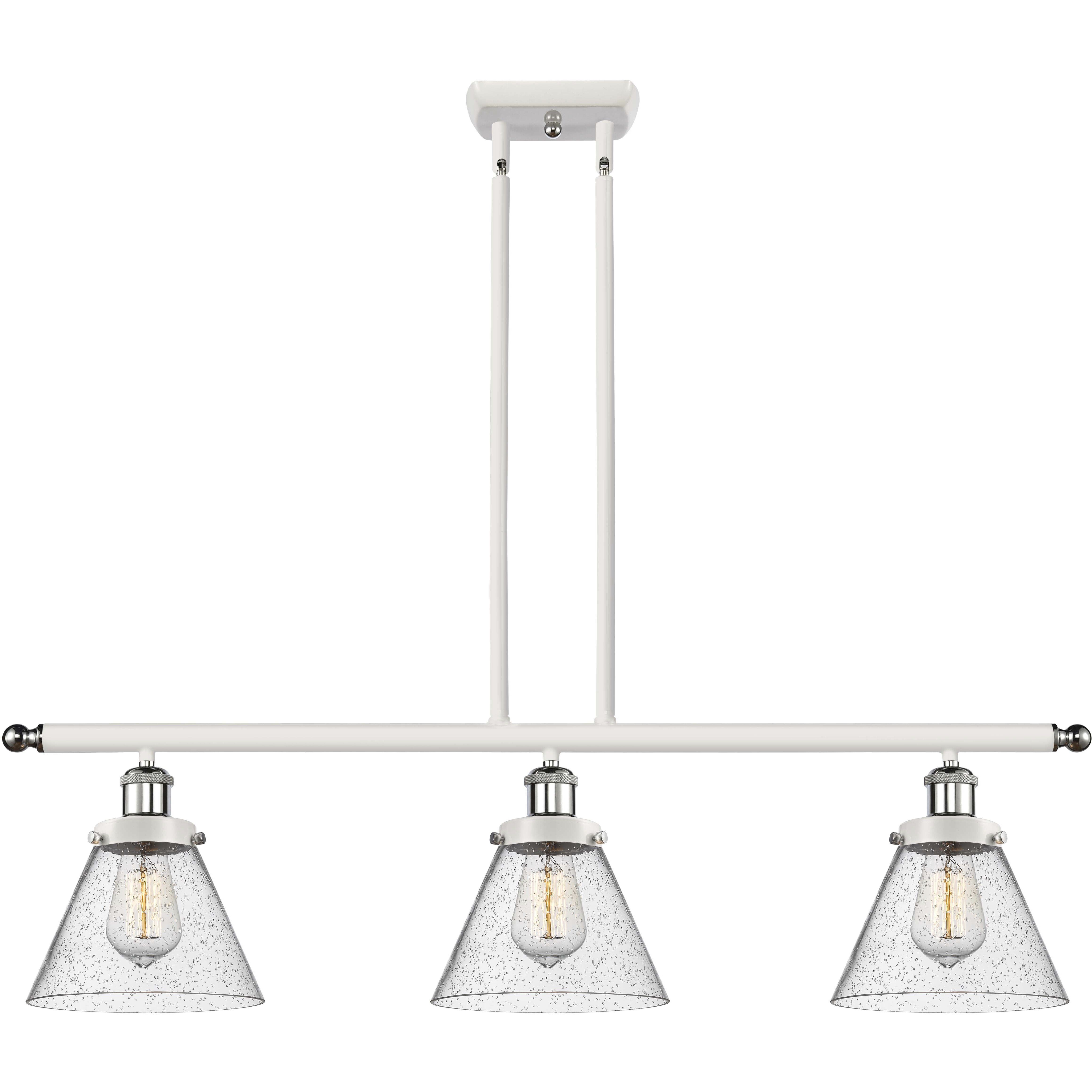 Ballston Large Cone 3 Light 36.00 inch Island Light