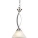 Elysburg 1 Light 7 inch Satin Nickel Mini Pendant Ceiling Light
