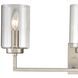 West End Vanity Light Wall Light in Brushed Nickel