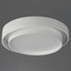 Ziggurat LED 24 inch White Flush Mount Ceiling Light