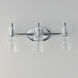 Ava 3 Light 22 inch Polished Chrome Bath Vanity Wall Light