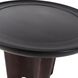 Bollack 24 X 23.75 inch Brown and Black Side Table