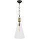 Hatteras LED 11.75 inch Natural Rope with Deep Patina Bronze Pendant Ceiling Light