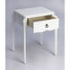 Butler Loft Wilshire  27 X 20 inch Glossy White Accent Table