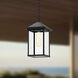 Alora Mood Larchmont 1 Light 7.88 inch Textured Black Exterior Pendant