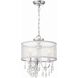 Hampton 3 Light 14 inch Polished Chrome Mini Chandelier Ceiling Light
