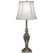 Ellie 30 inch 150.00 watt Burnished Brass Buffet Lamp Portable Light