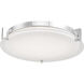 Matrix LED 13.8 inch Chrome Flush Mount Ceiling Light