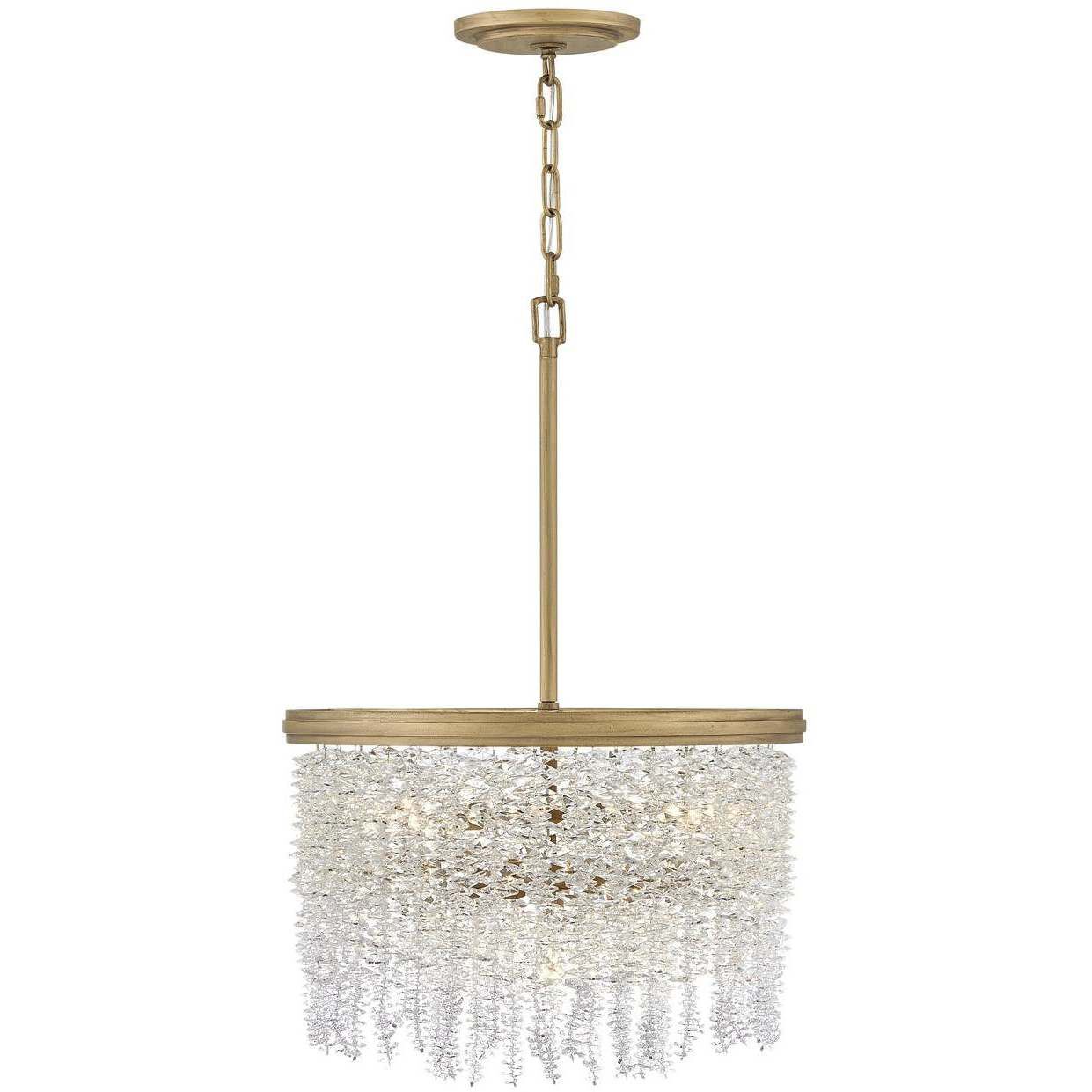 Rubina 4 Light 18 inch Burnished Gold Pendant Ceiling Light