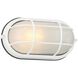 Nauticus Dual Mount 1 Light 6 inch White Outdoor Wall Sconce
