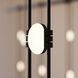 Suspenders LED 48 inch Satin Black Modular Pendant Composition Ceiling Light