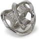 Knot 8 X 6.5 inch Sculpture in Polished Nickel