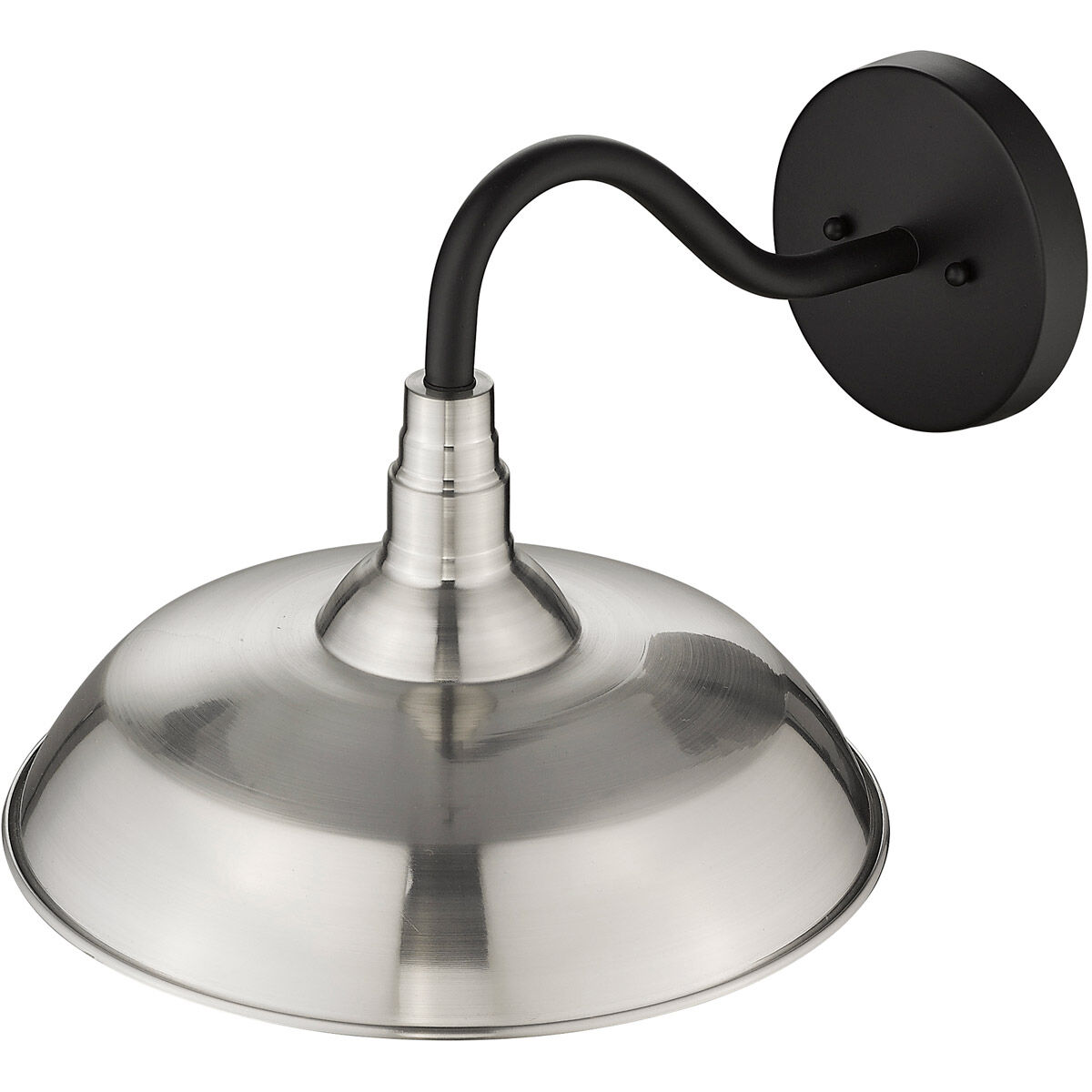 Burry 1 Light 14 inch Satin Nickel Exterior Wall Mount