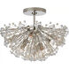 kate spade new york Dickinson 9 Light 22.25 inch Polished Nickel Semi-Flush Mount Ceiling Light, Medium