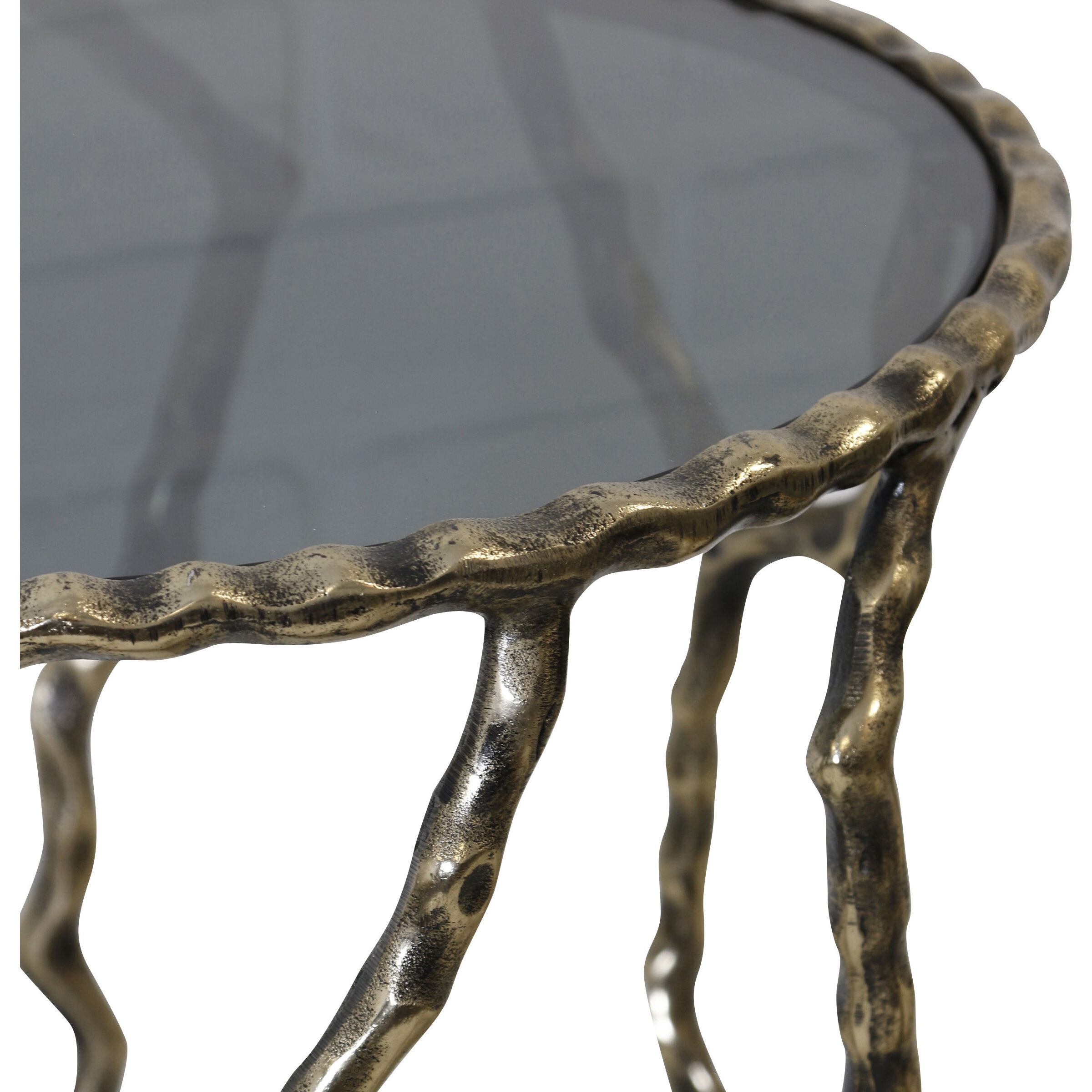 Branchwork Silver Accent Table Set