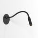 Lucca 15.91 inch Matte Black Interior Reading Light Wall Light