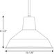 Metal Shade 1 Light 10 inch Brushed Nickel Mini-Pendant Ceiling Light in Standard