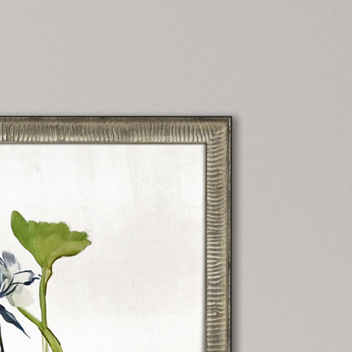 Late Summer Wildflower Multi and Blue and Green and Orange Framed Art