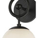 Alora Mood Fiore Wall/Vanity Light Wall Light in Matte Black