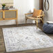 Lagos 84 X 63 inch Light Grey Rug in 5 x 8, Rectangle