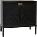 Sunshine 36 X 18 inch Ebony and Gold Console