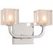 Arcata LED 10 inch Chrome Bath Vanity Light Wall Light