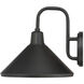 Vectra 1 Light 9.75 inch Powder Coated Black Outdoor Wall Sconce