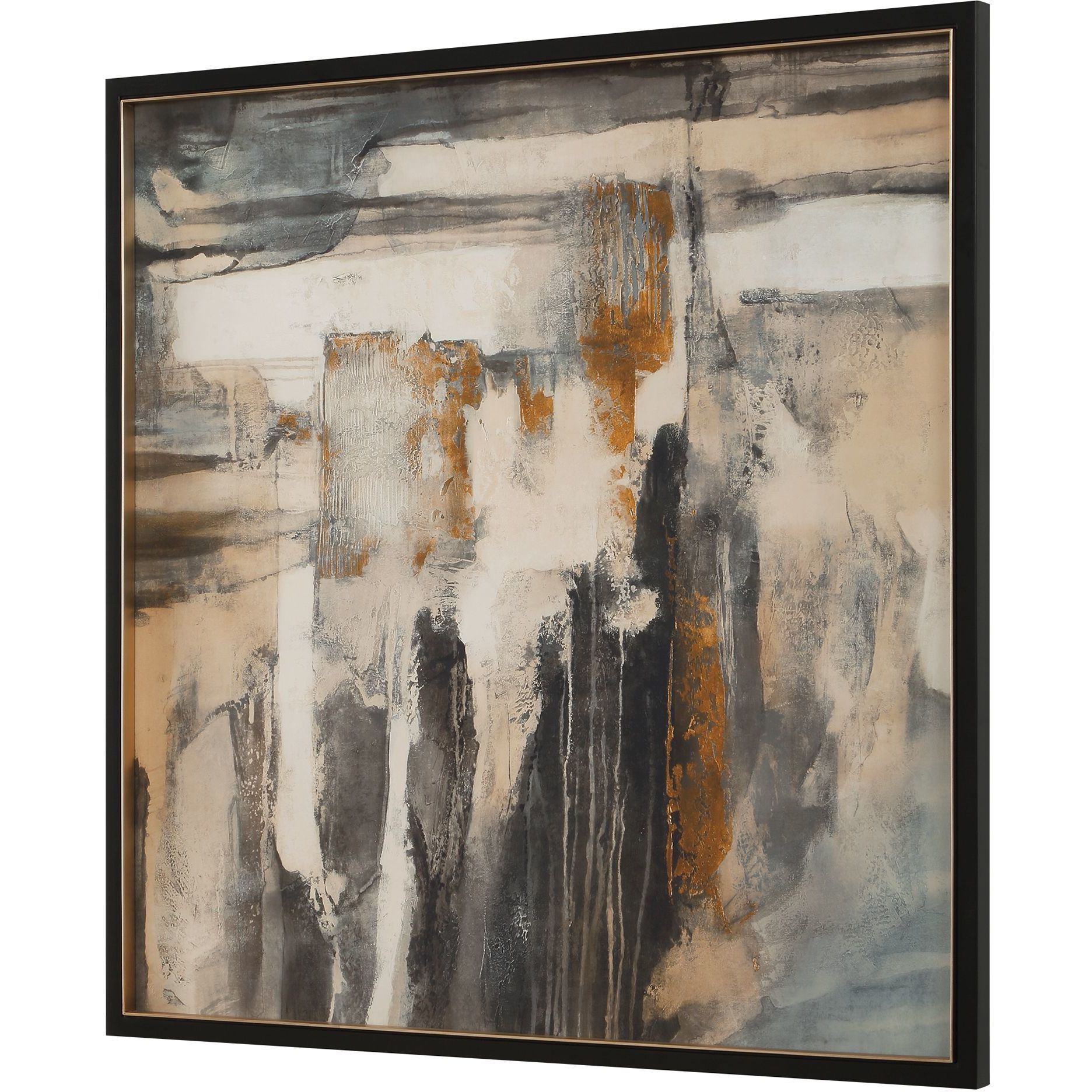 Landslide 41.75 X 41.75 inch Framed Abstract Print