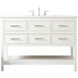 Sinclaire 48 X 22 X 34 inch White Vanity Sink Set