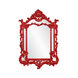 Arlington 49 X 34 inch Glossy Red Wall Mirror