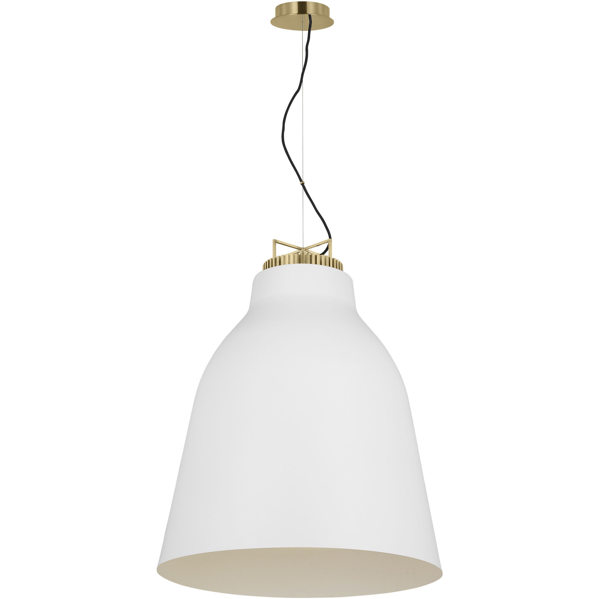 Sean Lavin Forge Line-Voltage Pendant Ceiling Light in Matte White