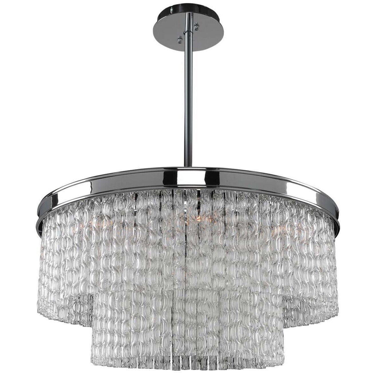 Savena 8 Light 25 inch Chrome Pendant Ceiling Light