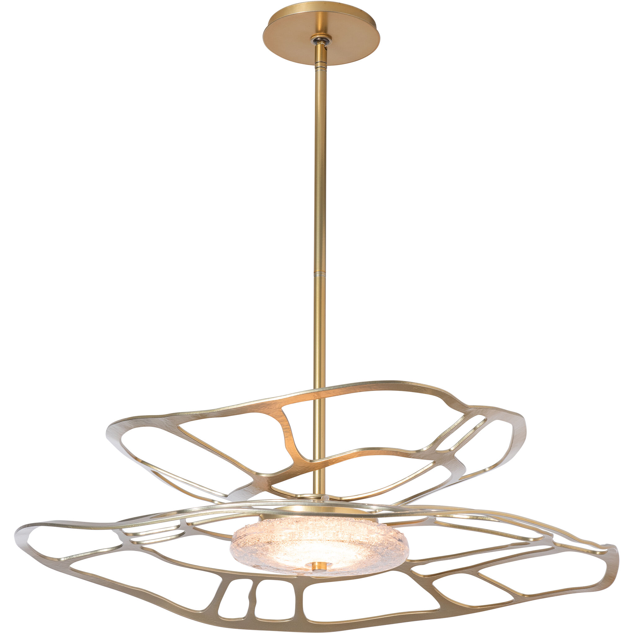 Muse LED 30.6 inch Modern Brass Pendant Ceiling Light