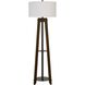 Bilzen 65 inch 150 watt Walnut Floor Lamp Portable Light, Tripod