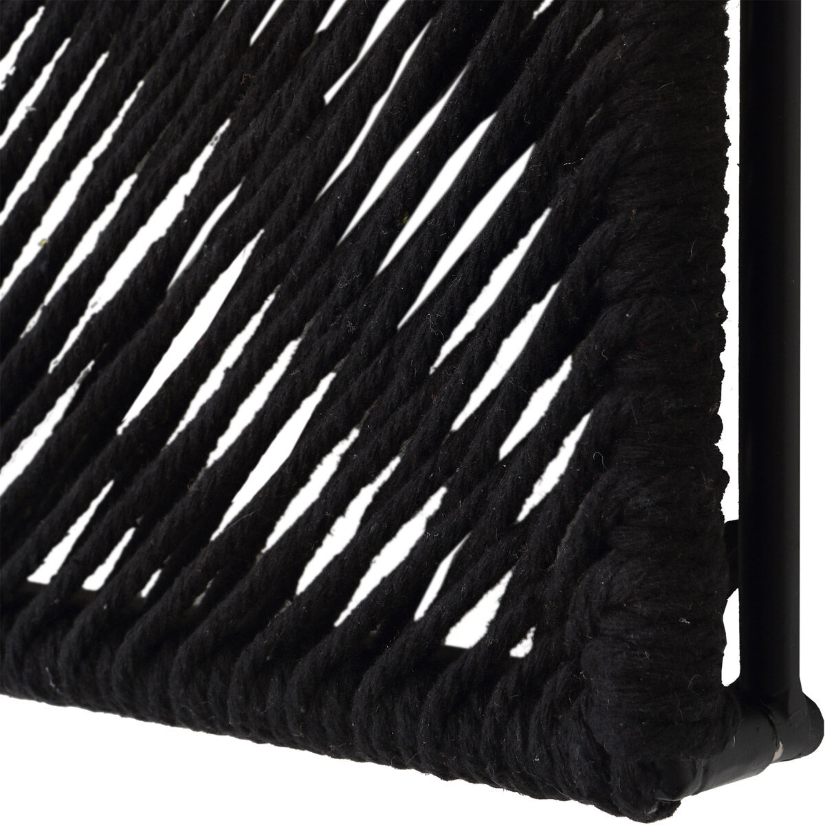 Seeing Double Black and Off-White Wall Panels, Set of 2