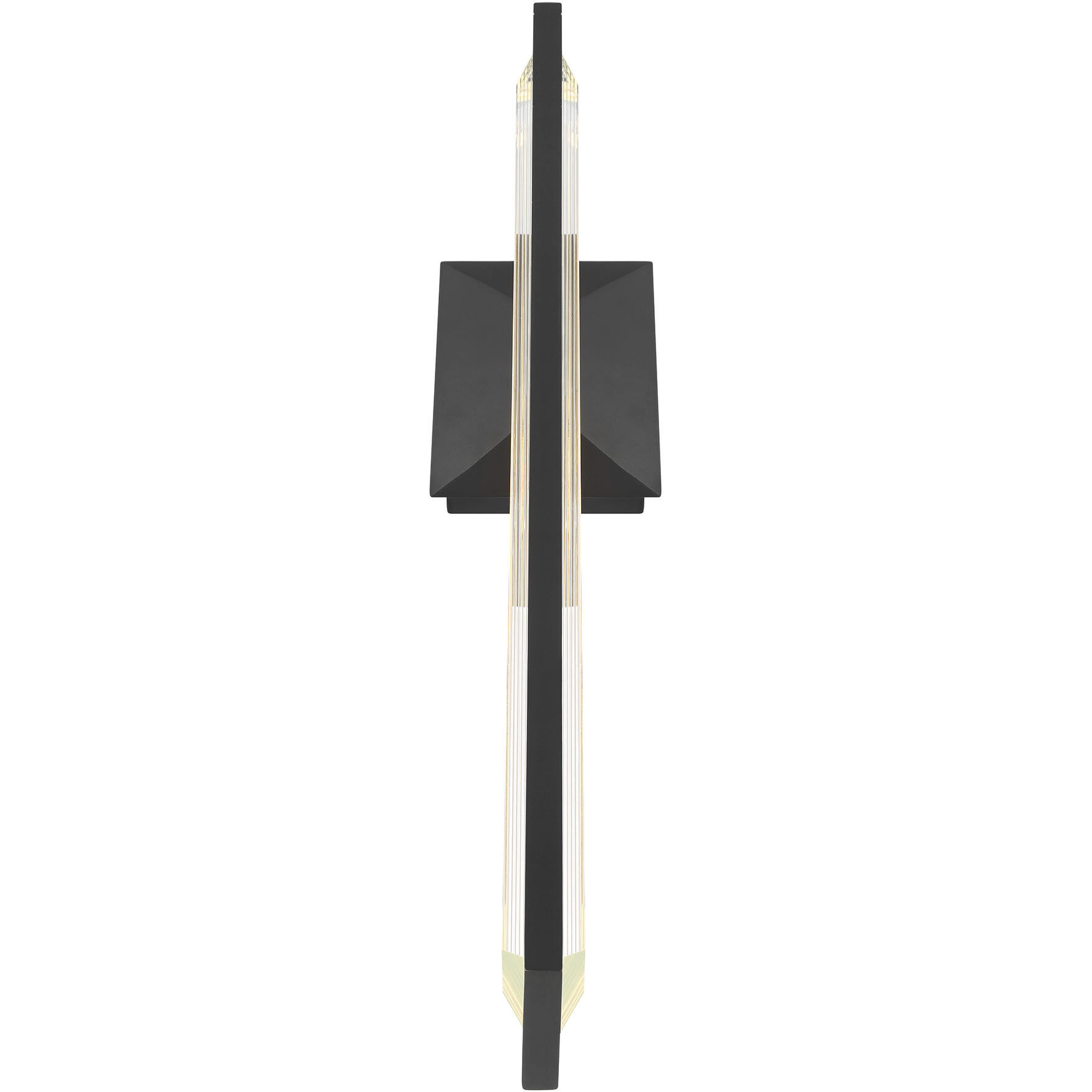Aelin LED 24 inch Matte Black Outdoor Wall Sconce