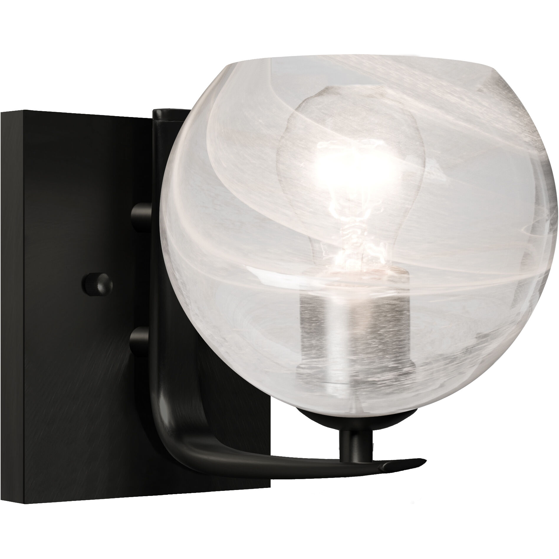 Jilly 1 Light 6.5 inch Black Vanity Light Wall Light