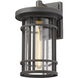 Jordan 1 Light 13.5 inch Oil Rubbed Bronze Outdoor Wall Light