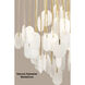Constaledo 8 Light Brass Pan Pendant Ceiling Light