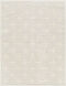 Rodos 84 X 63 inch Light Grey Rug, Rectangle